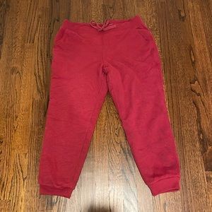 LL Bean Sherpa Lined Joggers